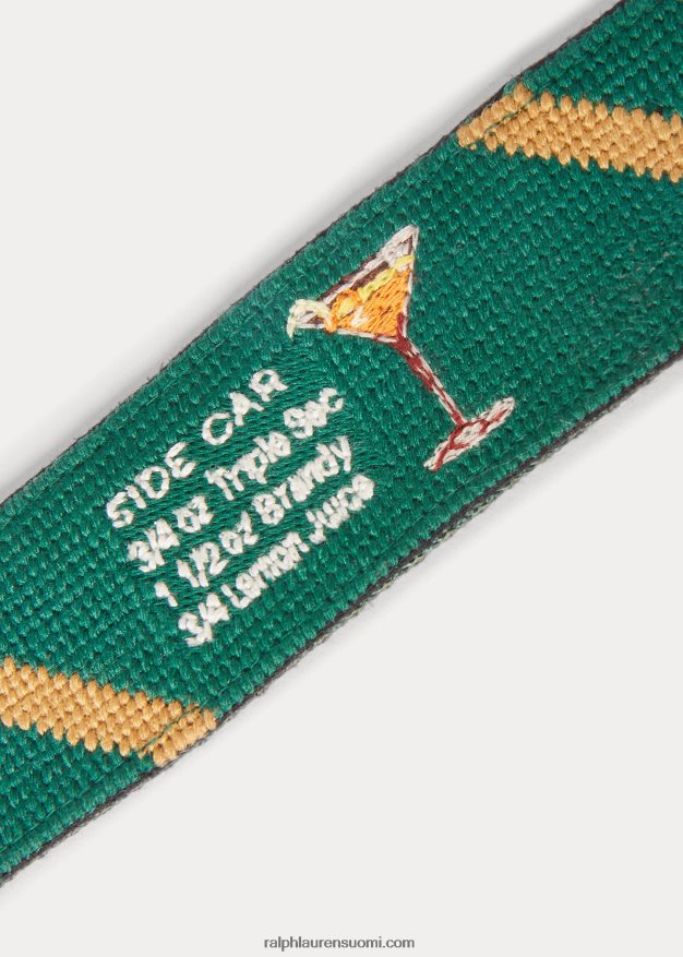 Ralph Lauren miehet polo bar neulakärkivyö 0Z24ZR2580 vihreä