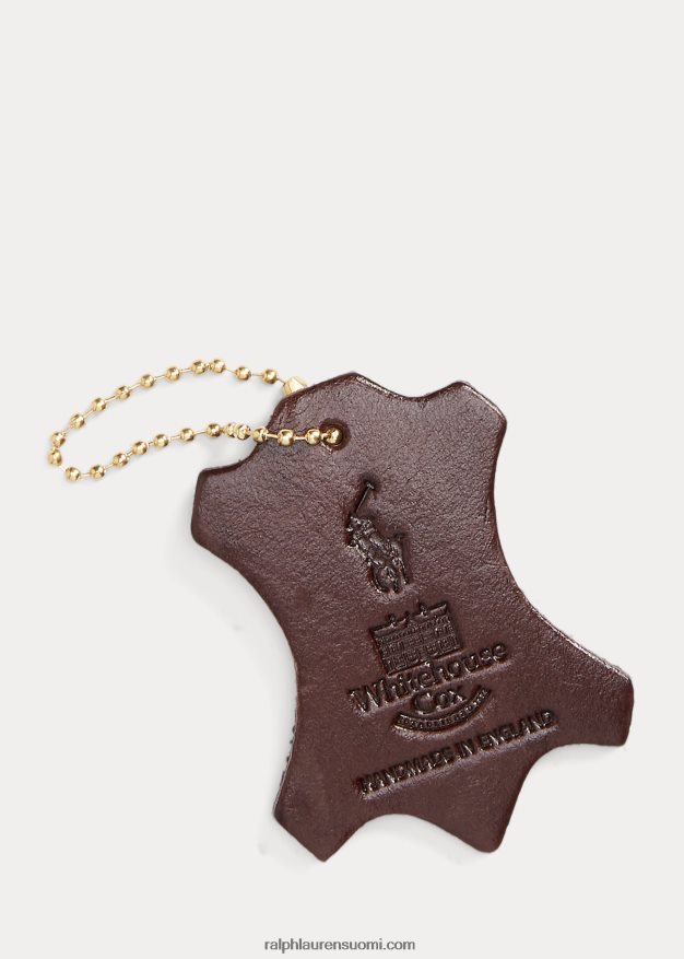 Ralph Lauren miehet punottu suitset nahkavyö 0Z24ZR2396 ruskea