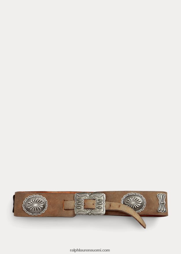 Ralph Lauren miehet reilu mokkanahka vyö 0Z24ZR8867