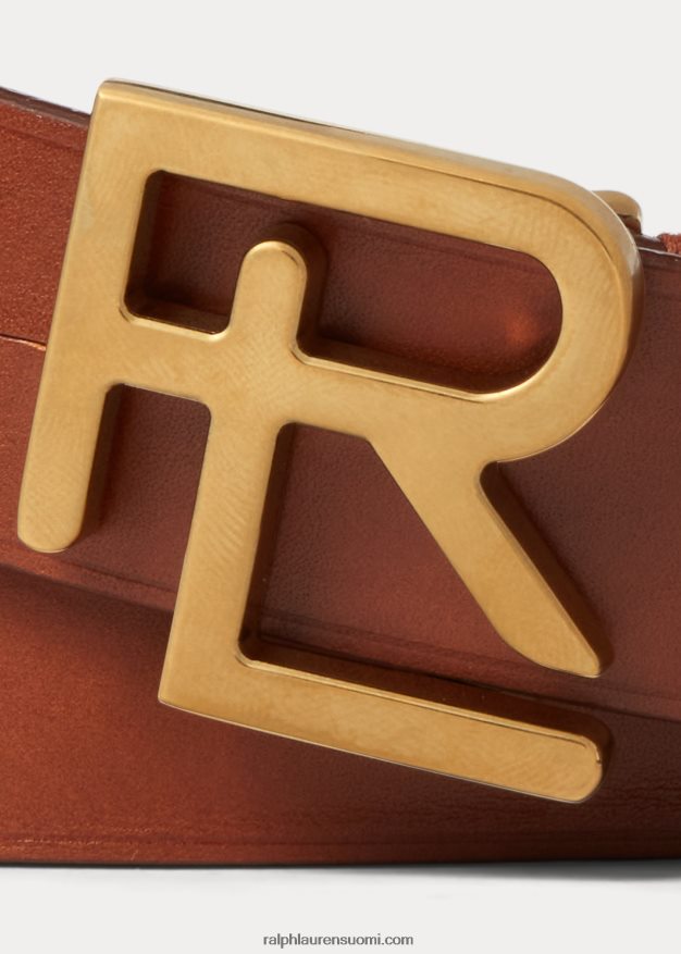 Ralph Lauren miehet rl vachetta nahkavyö 0Z24ZR9034 rusketus