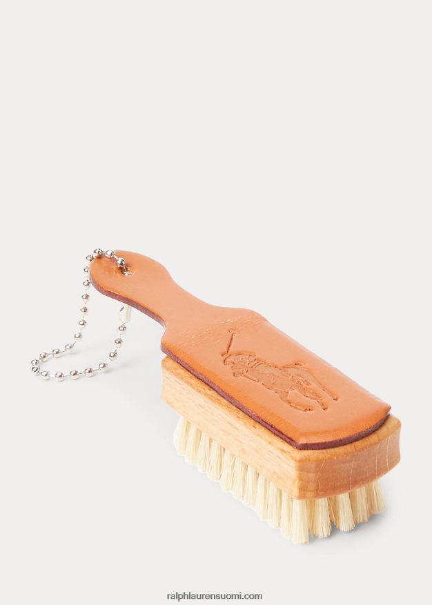 Ralph Lauren miehet suitset nahkaa ja kudottu puuvillavyö 0Z24ZR2478 newportin laivasto