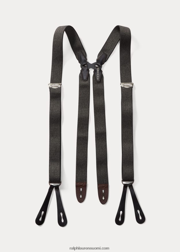 Ralph Lauren miehet warren stretch jaspe olkaimet 0Z24ZR8910 hiilen harmaa