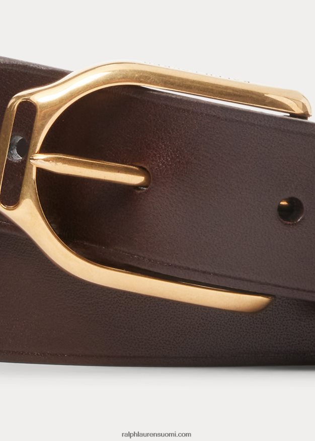 Ralph Lauren miehet welington nahkavyö 0Z24ZR8954 matkalaukku ruskea