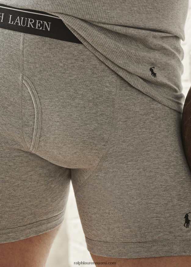 Ralph Lauren miehet Wicking boxer shortsit 5 kpl 0Z24ZR270 sininen/harmaa/punainen