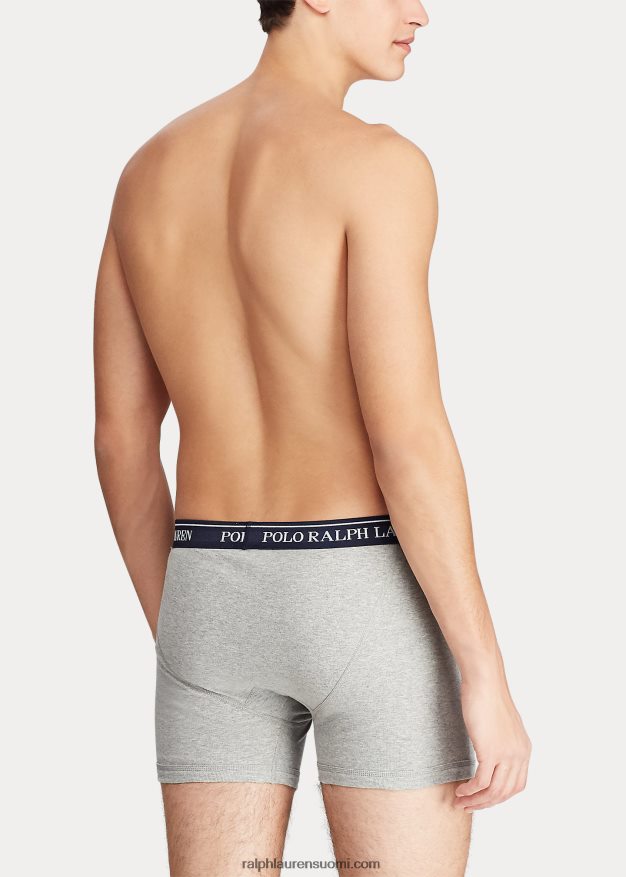 Ralph Lauren miehet Wicking boxer shortsit 5 kpl 0Z24ZR270 sininen/harmaa/punainen