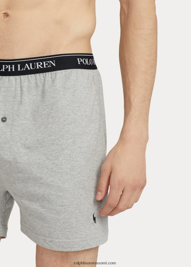 Ralph Lauren miehet Wicking neulottu boxer 5 kpl 0Z24ZR8551 harmaa lajitelma