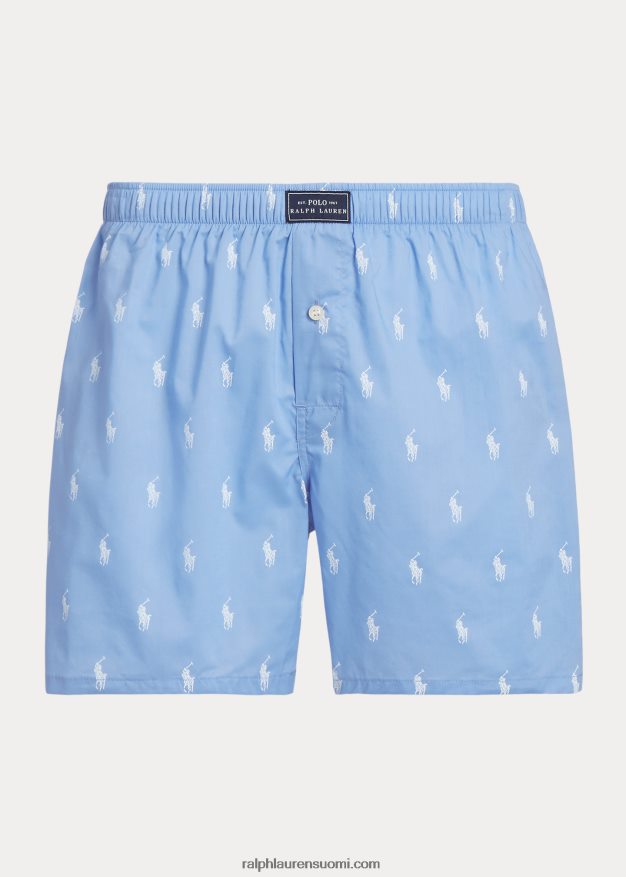 Ralph Lauren miehet allover poni nyrkkeilijä 0Z24ZR624 ranta sininen