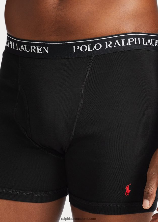 Ralph Lauren miehet boxer shortsit 3 kpl 0Z24ZR1508 musta/rl2000 punainen