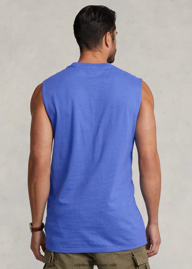 Ralph Lauren miehet jersey taskutankki 0Z24ZR1523 neitokivi sininen