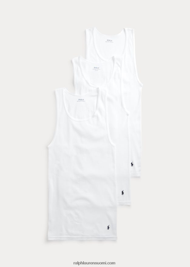 Ralph Lauren miehet klassinen Wicking tank aluspaita 3 kpl 0Z24ZR1893