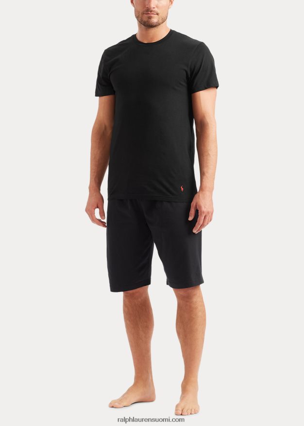 Ralph Lauren miehet klassinen wicking crew aluspaita 5 kpl 0Z24ZR8540 musta
