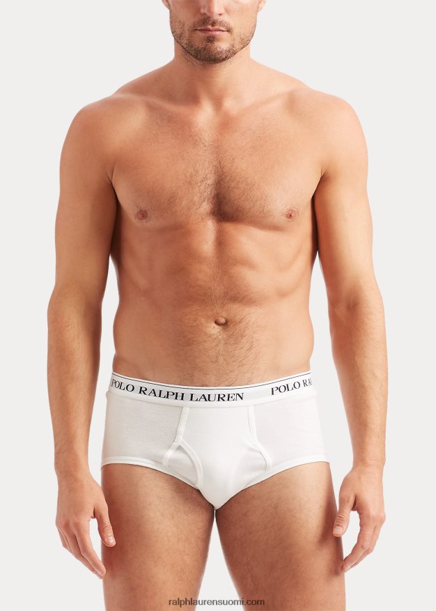 Ralph Lauren miehet klassiset puuvillahousut 3 kpl 0Z24ZR1613 valkoinen/risteilylaivasto