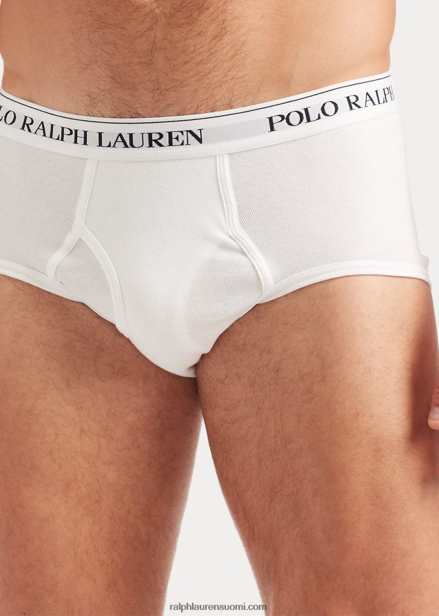 Ralph Lauren miehet klassiset puuvillahousut 3 kpl 0Z24ZR1613 valkoinen/risteilylaivasto