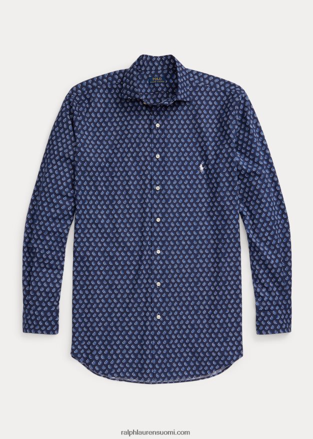 Ralph Lauren miehet Foulard joustava popliinipaita 0Z24ZR1359 gansett foulard