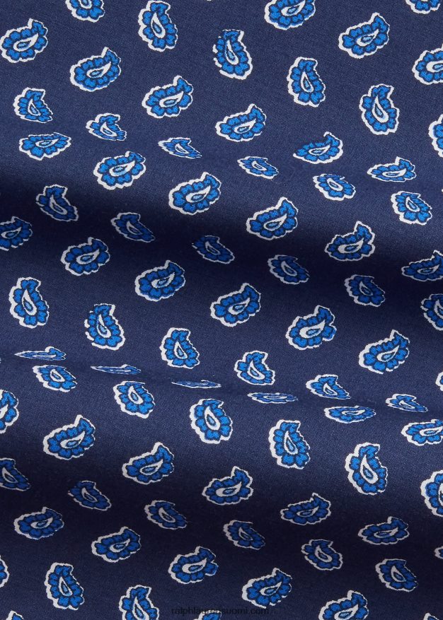 Ralph Lauren miehet Foulard joustava popliinipaita 0Z24ZR1359 gansett foulard