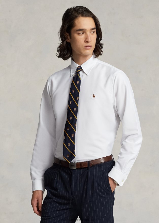 Ralph Lauren miehet Klassisen istuvuuden oxford-paita 0Z24ZR789 valkoinen