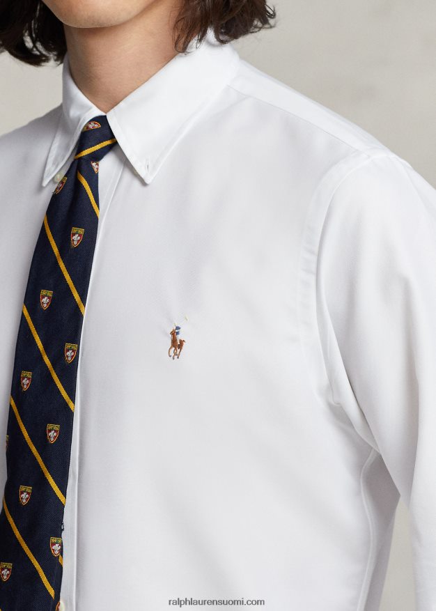 Ralph Lauren miehet Klassisen istuvuuden oxford-paita 0Z24ZR789 valkoinen