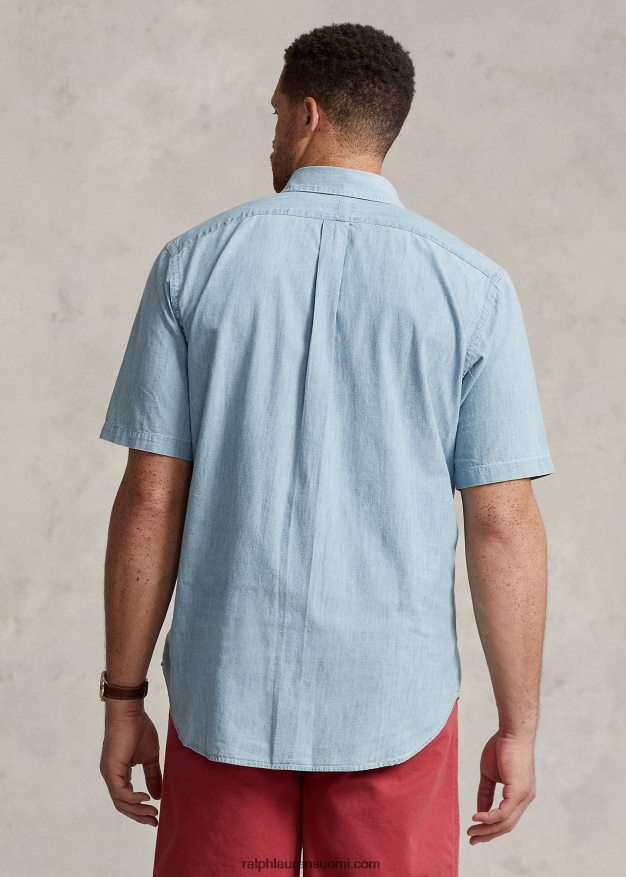 Ralph Lauren miehet chambray paita 0Z24ZR1429 vaalea indigo