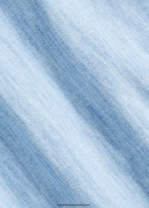 Ralph Lauren miehet chambray paita 0Z24ZR1870 vaalea indigo
