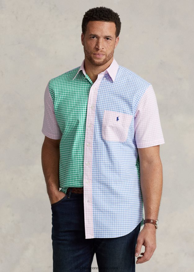 Ralph Lauren miehet gingham hauska paita 0Z24ZR1560 gingham hauska paita