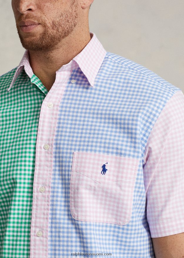 Ralph Lauren miehet gingham hauska paita 0Z24ZR1560 gingham hauska paita