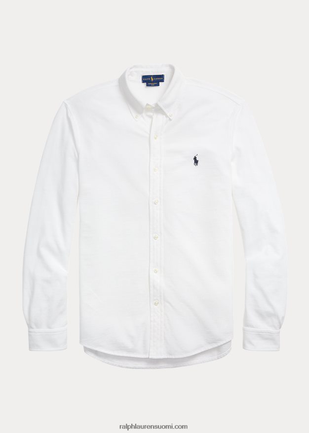 Ralph Lauren miehet höyhenpainoinen verkkopaita 0Z24ZR411 valkoinen