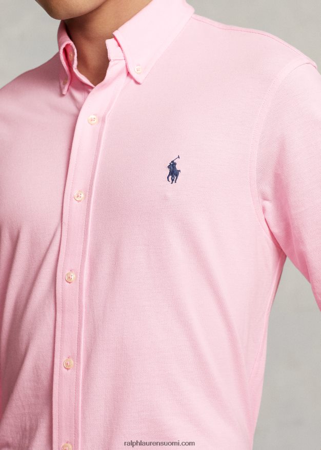 Ralph Lauren miehet höyhenpainoinen verkkopaita 0Z24ZR412 karmelin pinkki