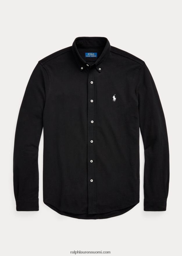 Ralph Lauren miehet höyhenpainoinen verkkopaita 0Z24ZR414 musta