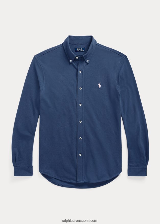 Ralph Lauren miehet höyhenpainoinen verkkopaita 0Z24ZR415 vanha kuninkaallinen