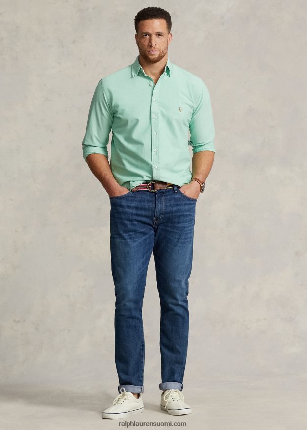 Ralph Lauren miehet ikoninen oxford-paita 0Z24ZR1437 golfvihreä
