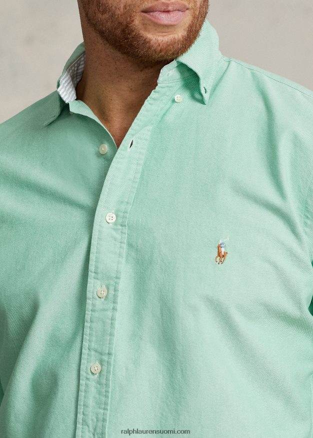 Ralph Lauren miehet ikoninen oxford-paita 0Z24ZR1437 golfvihreä
