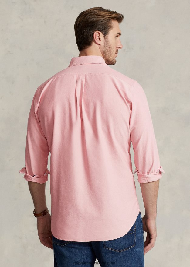 Ralph Lauren miehet ikoninen oxford-paita 0Z24ZR1439 auringonnousun punainen