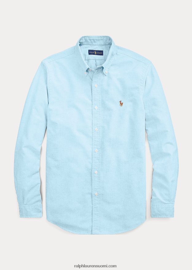 Ralph Lauren miehet ikoninen oxford-paita sopii kaikkiin 0Z24ZR8371 egean sininen