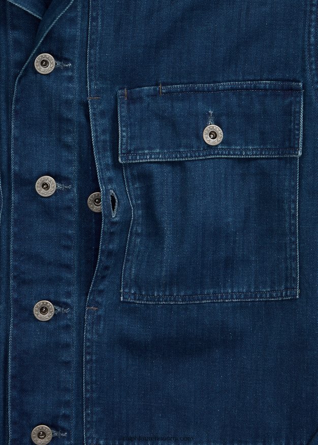 Ralph Lauren miehet kalanruototvillipäällyspaita 0Z24ZR1773 indigo