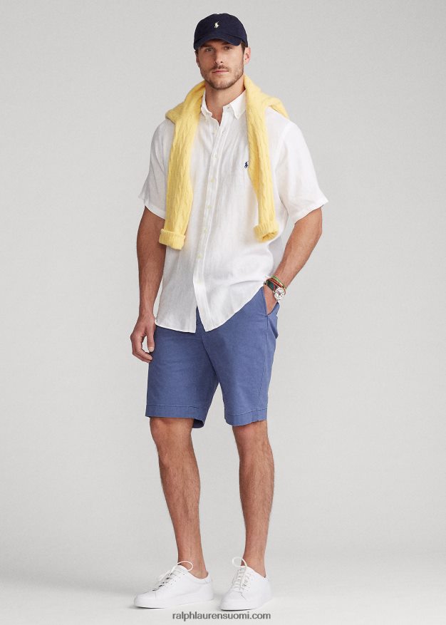 Ralph Lauren miehet kevyt pellava paita 0Z24ZR1903 valkoinen
