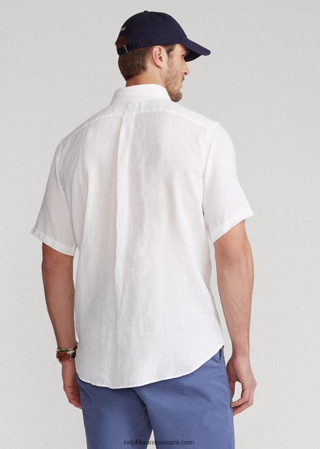 Ralph Lauren miehet kevyt pellava paita 0Z24ZR1903 valkoinen