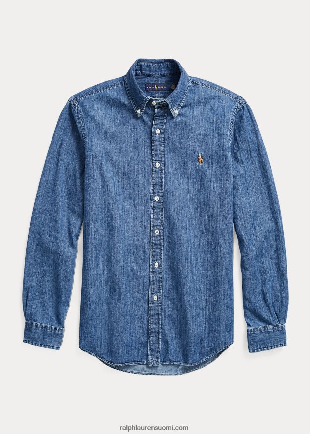 Ralph Lauren miehet klassinen farkkupaita 0Z24ZR647 denim