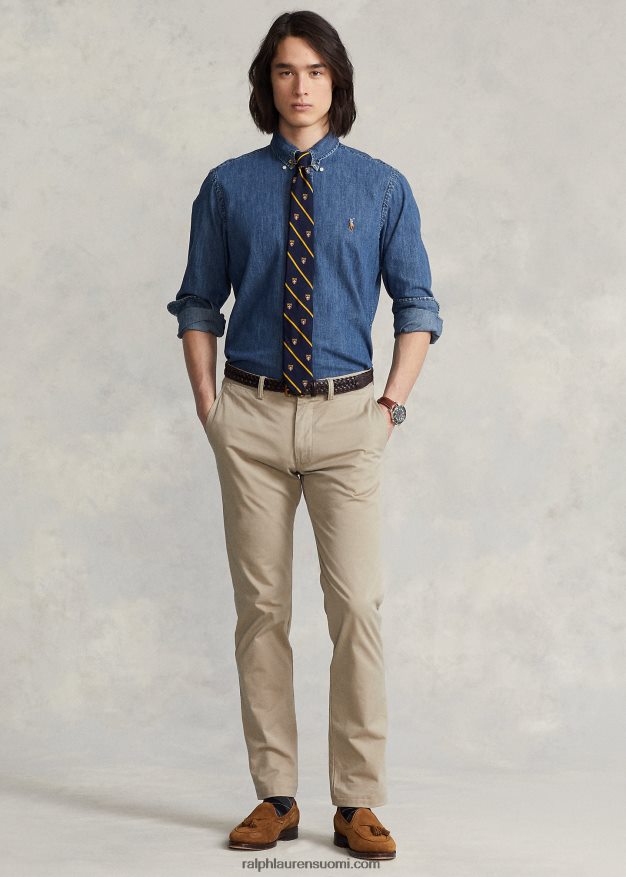 Ralph Lauren miehet klassinen farkkupaita 0Z24ZR647 denim