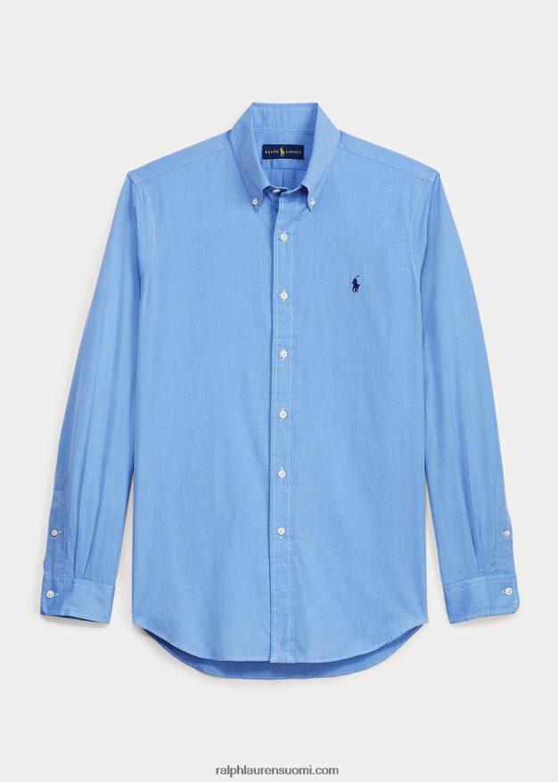 Ralph Lauren miehet klassinen istuva popliinipaita 0Z24ZR8648 sininen