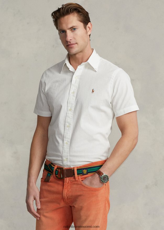 Ralph Lauren miehet klassinen istuvuus chambray paita 0Z24ZR832 valkoinen