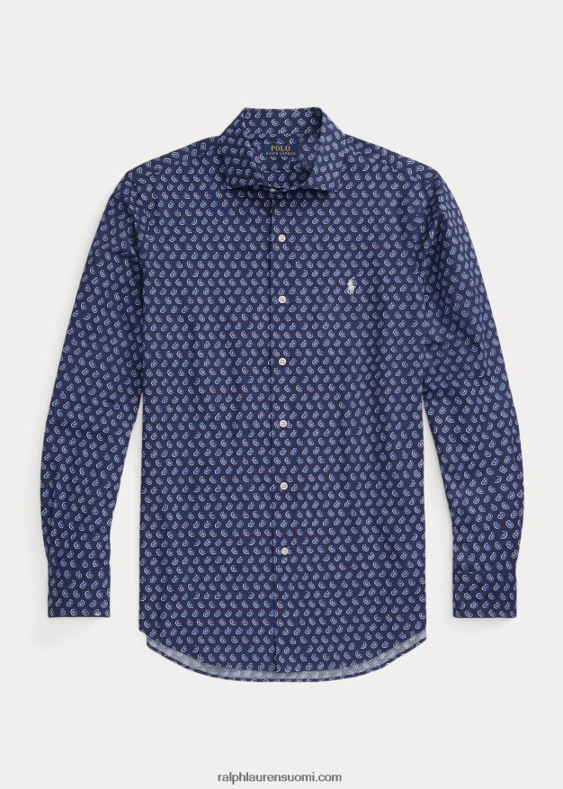 Ralph Lauren miehet klassinen istuvuus, joustava popliinipaita 0Z24ZR1157 gansett foulard