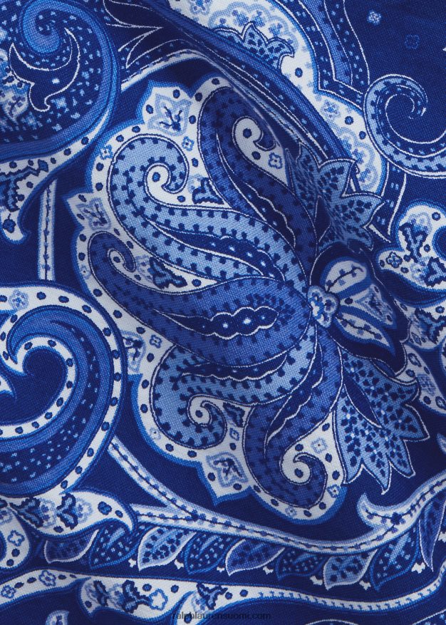 Ralph Lauren miehet klassinen istuvuus paisley oxford -paita 0Z24ZR621 jerry paisley