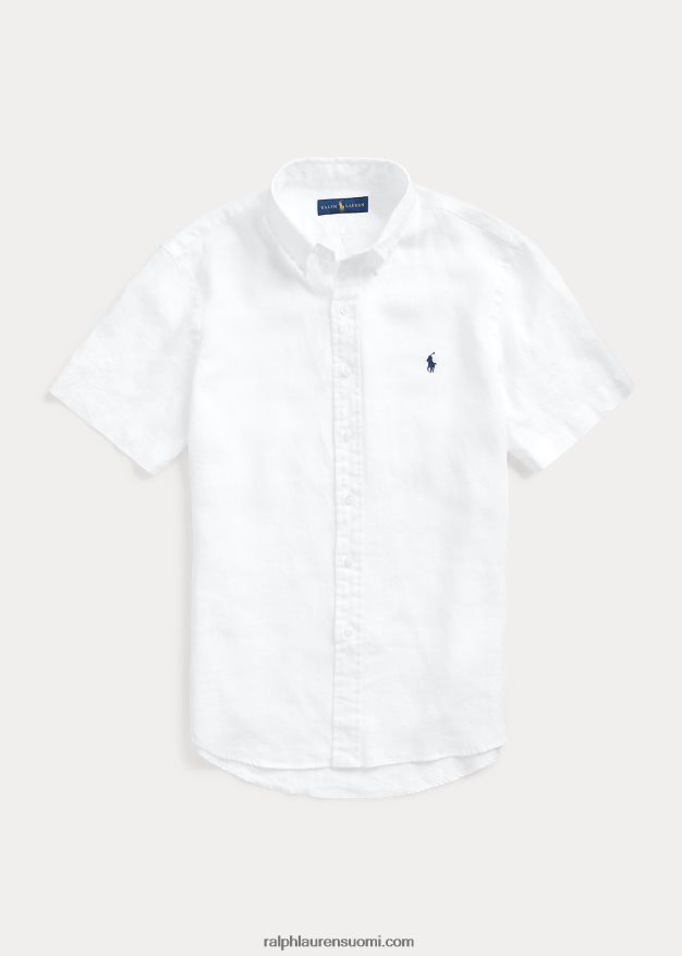 Ralph Lauren miehet klassinen istuvuus pellavapaita 0Z24ZR515 valkoinen