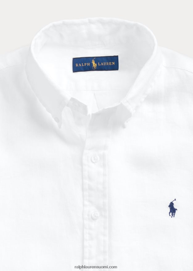 Ralph Lauren miehet klassinen istuvuus pellavapaita 0Z24ZR515 valkoinen