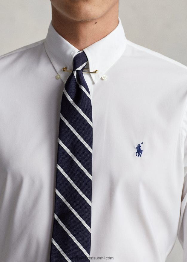 Ralph Lauren miehet klassinen istuvuus, suorituskykyinen twill-paita 0Z24ZR1299 valkoinen