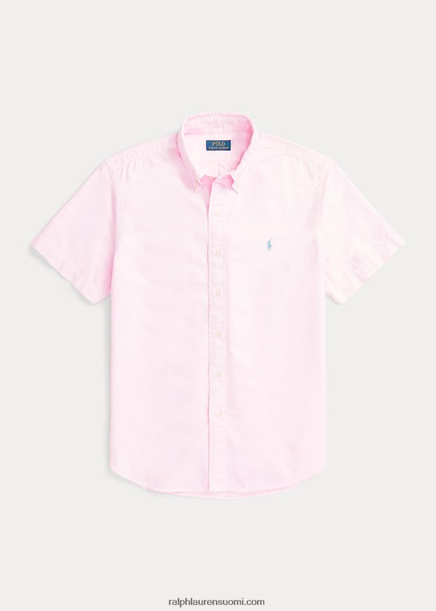 Ralph Lauren miehet klassinen istuvuus, vaatevärjätty oxford-paita 0Z24ZR485 karmelin pinkki