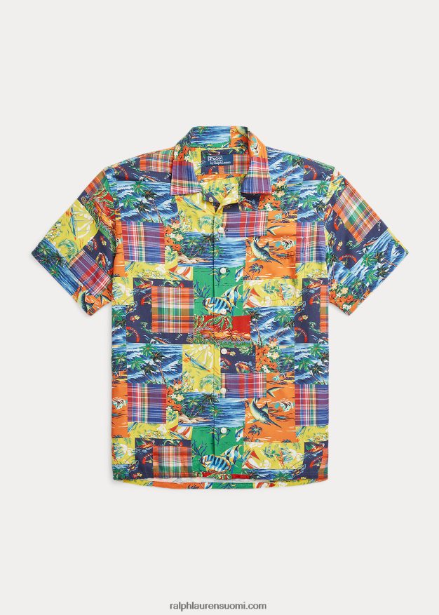 Ralph Lauren miehet klassinen tilkkutyöpaita 0Z24ZR1046 nousuveden tilkkutäkki