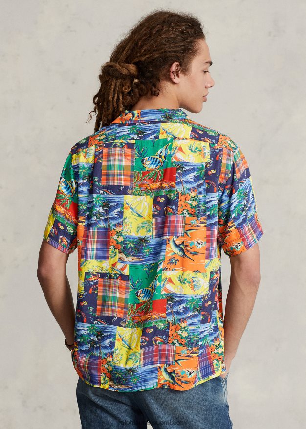 Ralph Lauren miehet klassinen tilkkutyöpaita 0Z24ZR1046 nousuveden tilkkutäkki