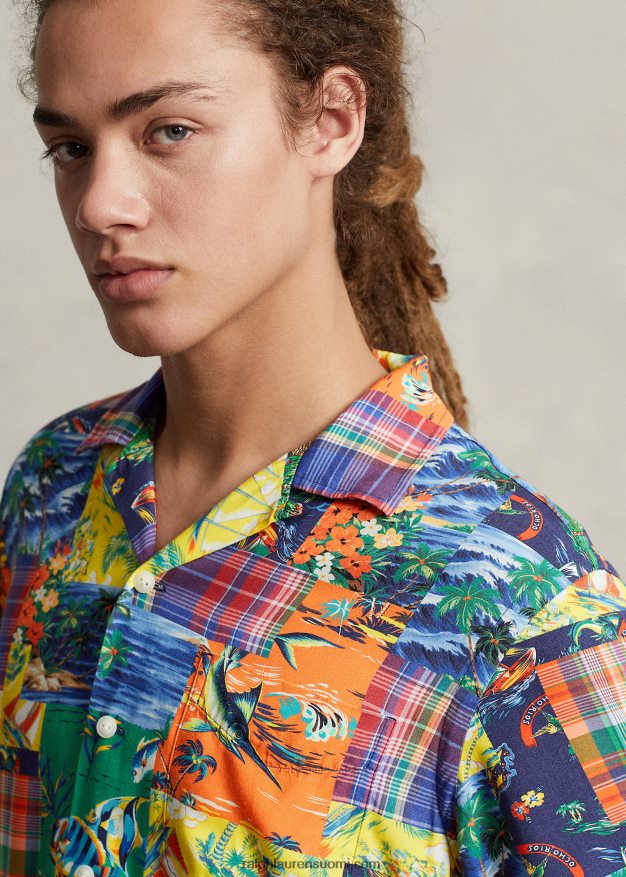 Ralph Lauren miehet klassinen tilkkutyöpaita 0Z24ZR1046 nousuveden tilkkutäkki