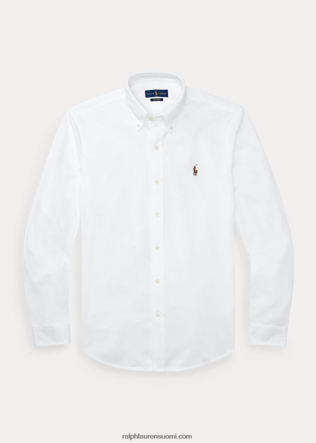 Ralph Lauren miehet neuloa oxford-paita 0Z24ZR899 valkoinen